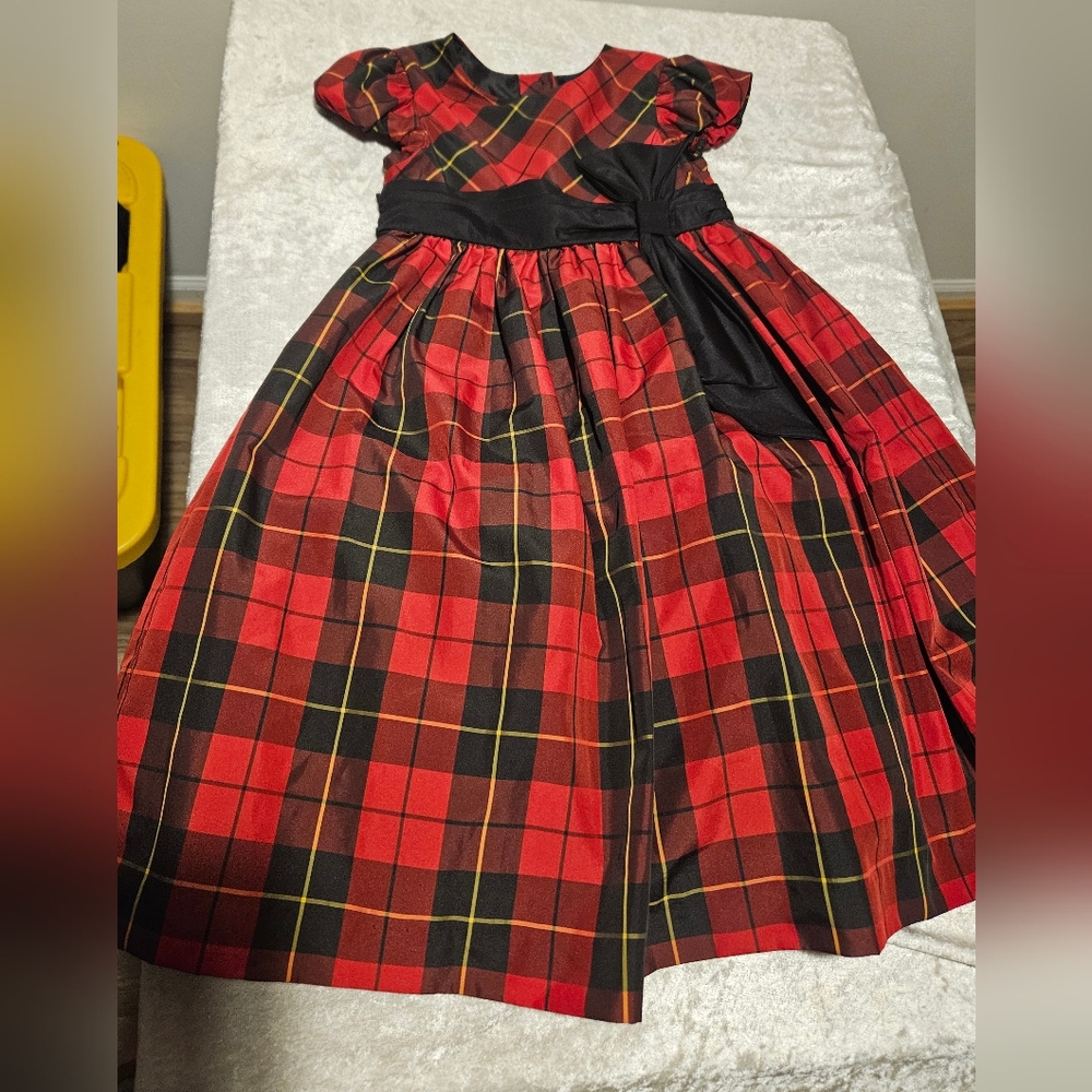 Ralph Lauren Red and Black Plaid Dress